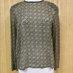 Jones New York Sequined Top NWT